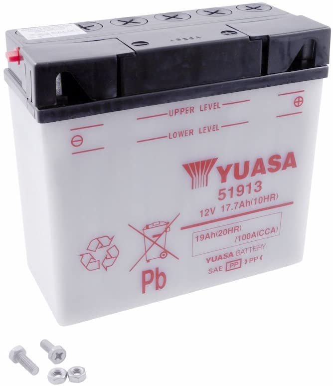 Batteria Moto Yuasa 51913 12V 19AH 100A (CCA)