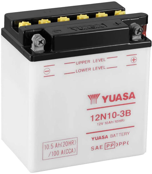 Batteria Moto Yuasa 12N10-3B 12V 10.5AH 100A (CCA)