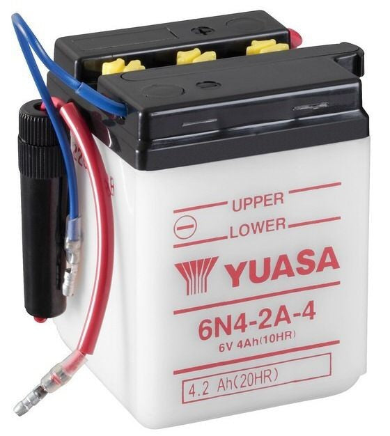 Batteria Moto Yuasa 6N4-2A-4 6V 4AH/10HR