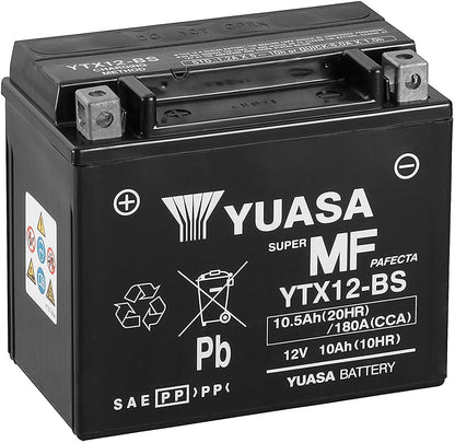 Batteria Moto Yuasa YTX12-BS 12V 10AH 180A (CCA)