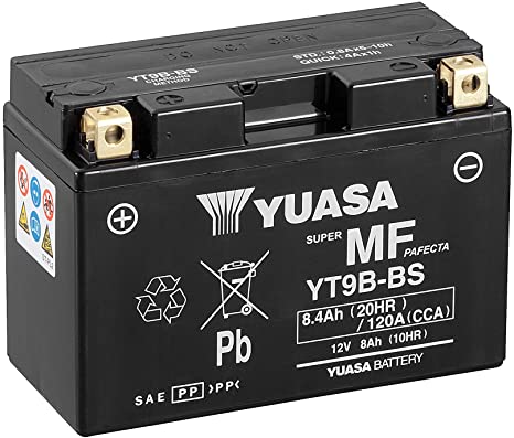 Batteria Moto Yuasa YT9B-BS 12V 8AH 120A (CCA)