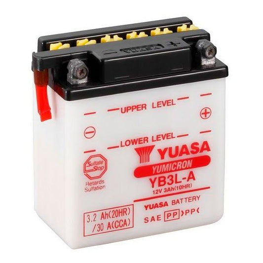 Batteria Moto Yuasa YB3L-A 12V 3AH 30A (CCA)