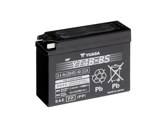 Batteria Moto Yuasa YT4B-BS 12V 2.3AH 40A (CCA)