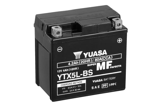 Batteria Moto Yuasa YTX5L-BS 12V 4AH 80A (CCA)