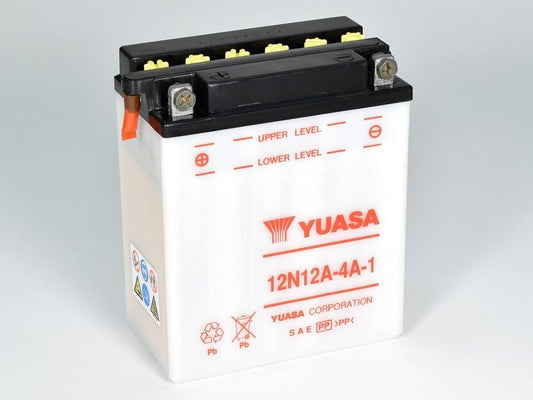 Batteria Moto Yuasa 12N12A-4A-1 12V 12.6AH 120A (CCA)