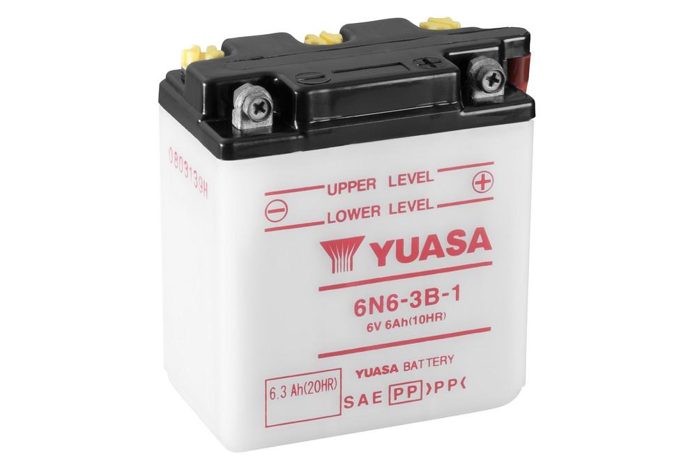 Batteria Moto Yuasa 6N6-3B-1 6V 6AH/10HR