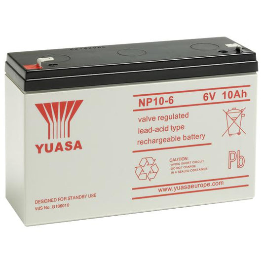 Batteria Agm Yuasa NP10-6 6V 10AH