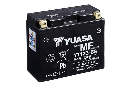 Batteria Moto Yuasa YT12B-BS 12V 10AH 210A (CCA)